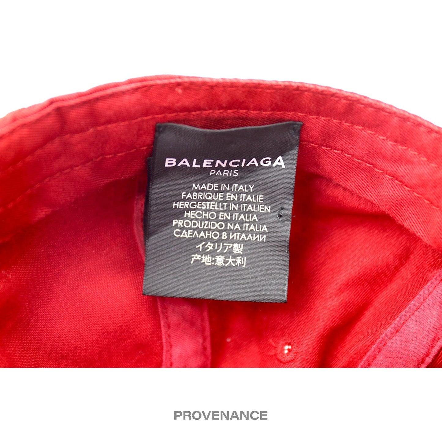 🔴 Balenciaga Political Campaign Cap Hat - Red