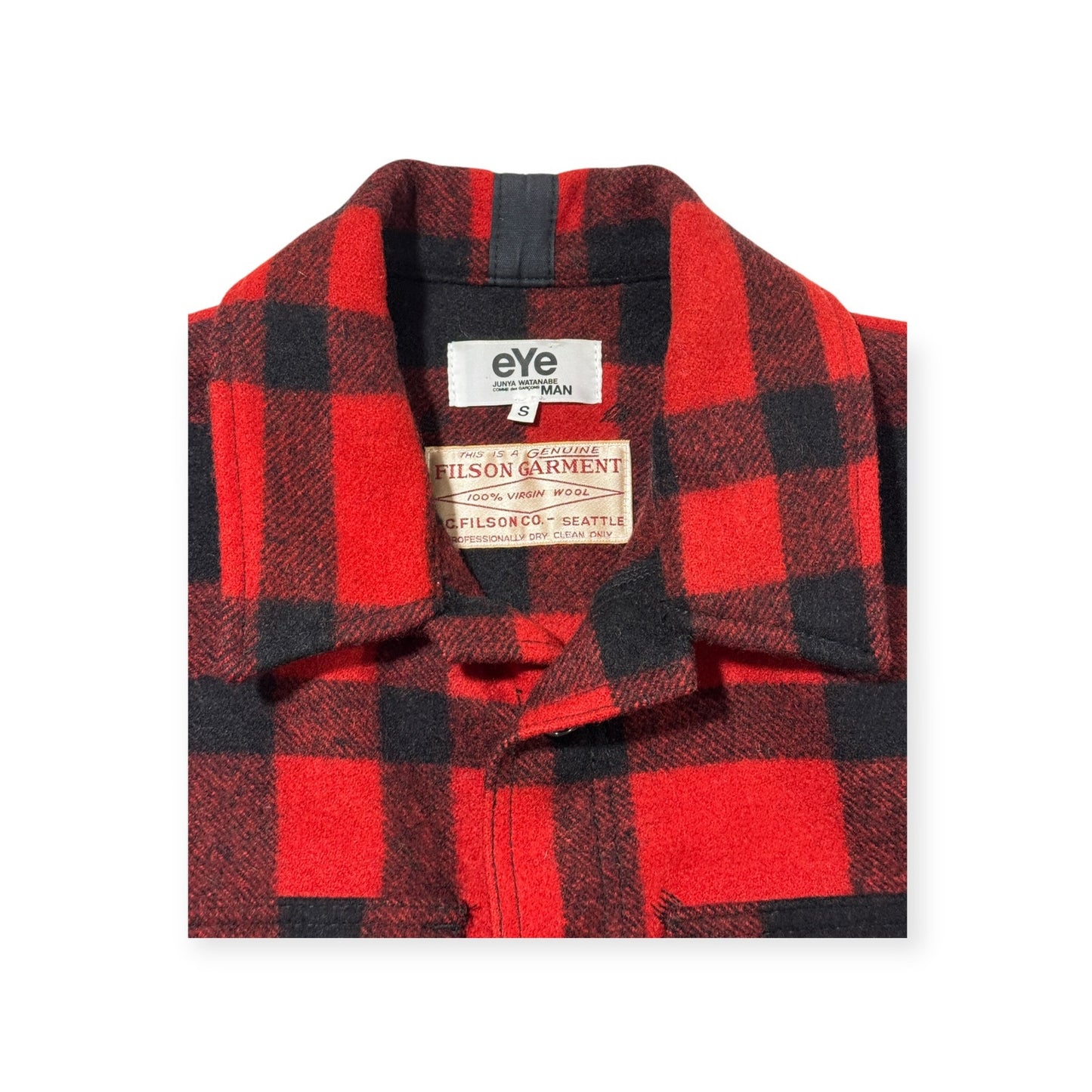 🔴 Junya Watanabe eYe CdG x Filson Mackinaw Cruiser S Wool