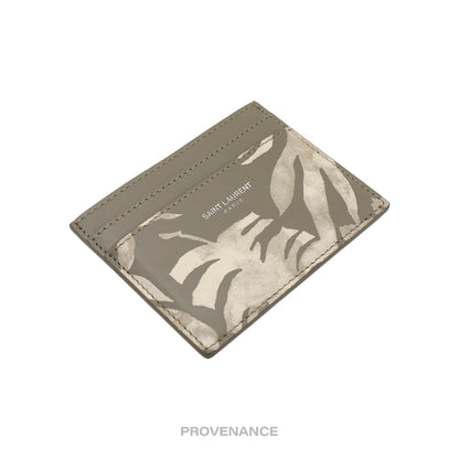 🔴 Saint Laurent Paris SLP Cardholder Wallet - Palms Stripe