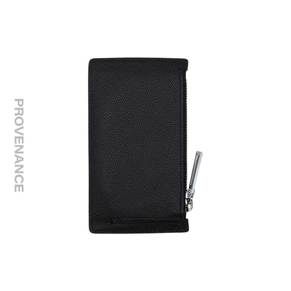 🔴 Givenchy Vertical Card Holder Wallet - Black Yellow