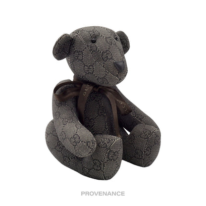 🔴 Gucci Teddy Bear - Charcoal GG Canvas