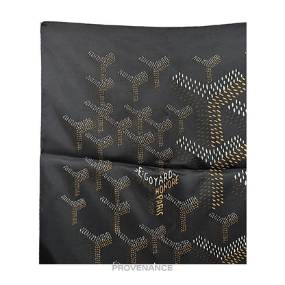 🔴 Goyard Scarf - Black Tan