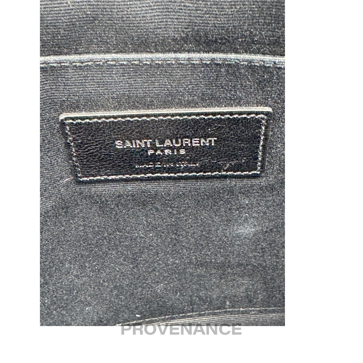 🔴 Saint Laurent Paris SLP Stars Zip Pochette Jour - Black