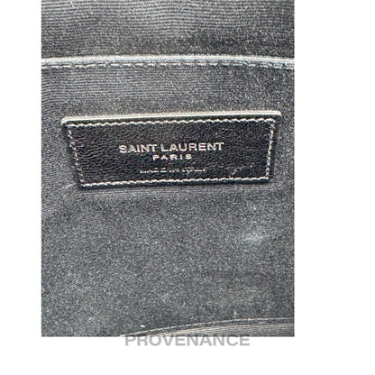 🔴 Saint Laurent Paris SLP Stars Zip Pochette Jour - Black