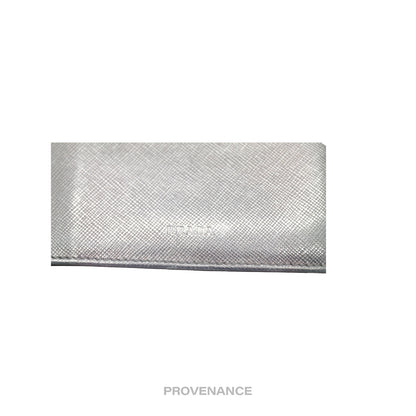 🔴 Prada Trifold Wallet - Black Saffiano Leather