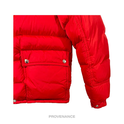 🔴 Moncler Brel Down Puffer Bomber Jacket Coat - Red 3 L