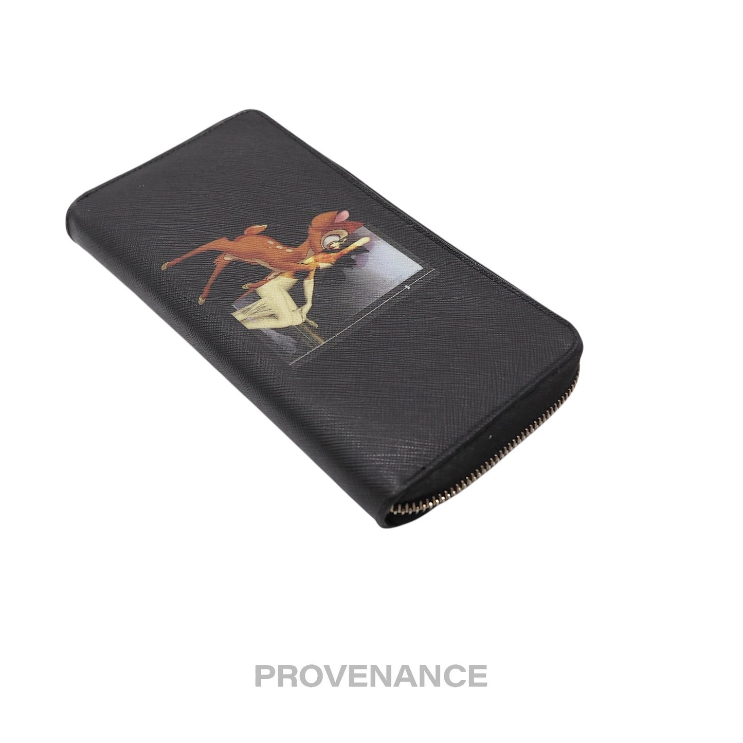 🔴 Givenchy x Disney Zip Long Wallet - Bambi Black