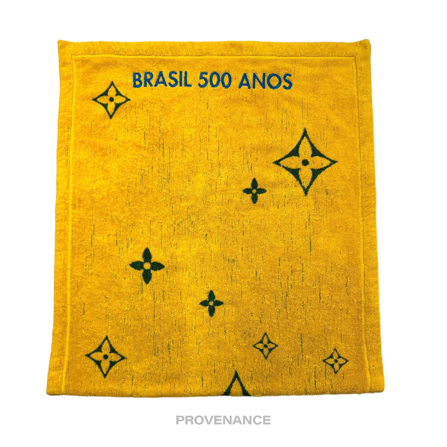 🔴 Louis Vuitton Beach Towel - BRAZIL 500 ANOS Monogram