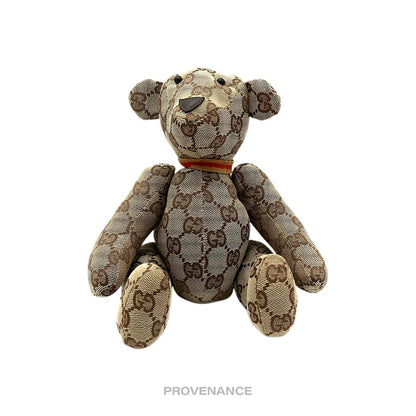 🔴 Gucci Teddy Bear - GG Canvas Tan