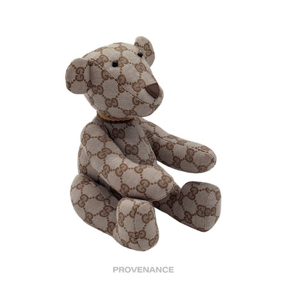 🔴 Gucci Teddy Bear - Light Brown GG Canvas