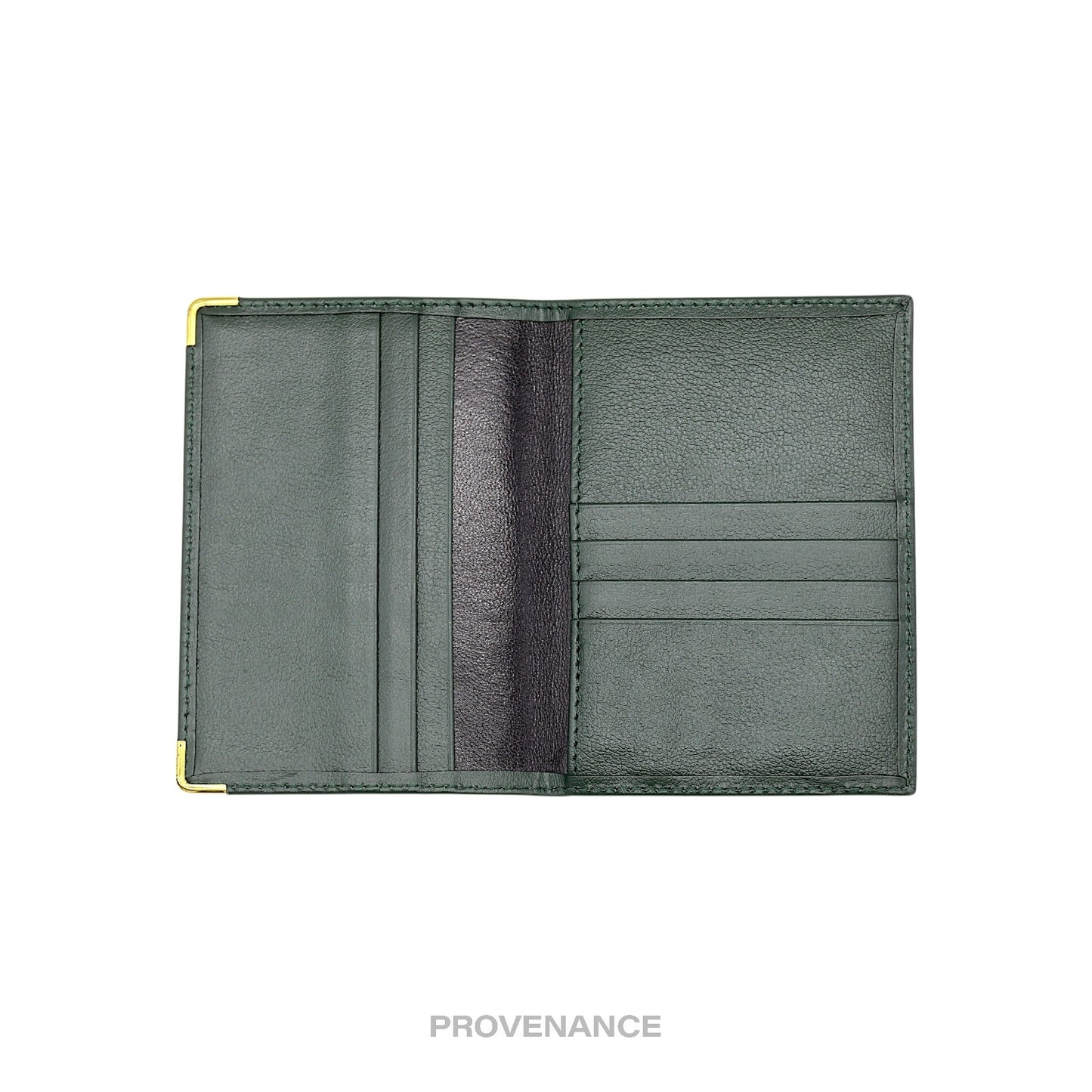 🔴 Rolex Crown Passport Wallet - Forest Green Leather R