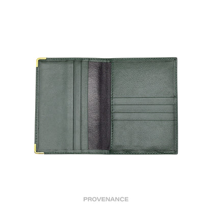 🔴 Rolex Crown Passport Wallet - Forest Green Leather R