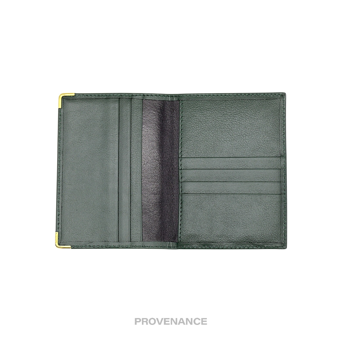 🔴 Rolex Crown Passport Wallet - Forest Green Leather R