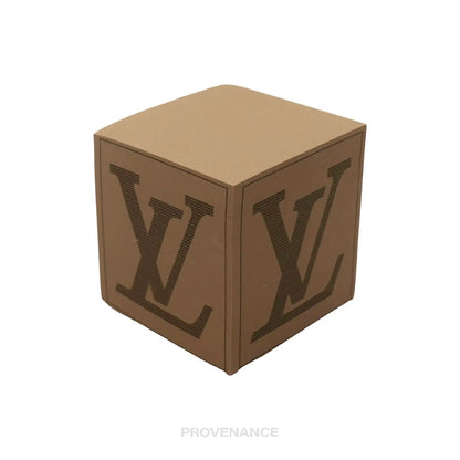 🔴 Louis Vuitton Monogram Desk Sticky Note Pad - Brown