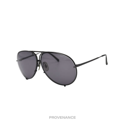 🔴 Porsche 5621 Vintage Sunglasses (Kim Kardashian) - Black