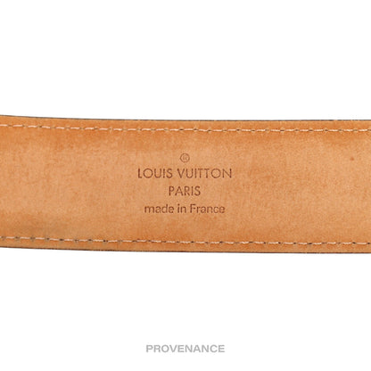 🔴 Louis Vuitton Logo Tang Belt - Monogram 80/32