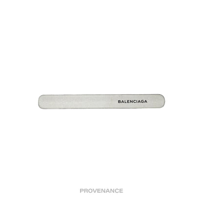 🔴 Balenciaga Logo Slap Bracelet - Black/White Leather