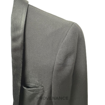 🔴 Saint Laurent Paris SLP Destroyed Tuxedo Dinner Jacket 44