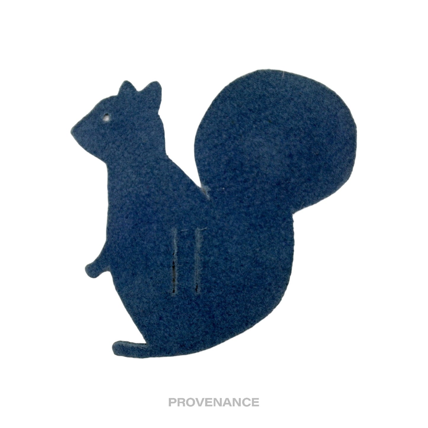🔴 Hermes Petit h Squirrel Ribbon Charm - Blue Leather