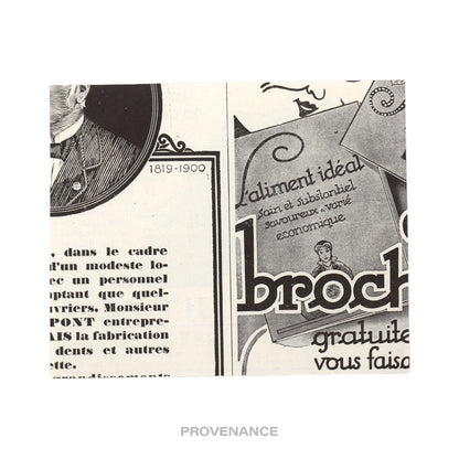 🔴 Louis Vuitton Antique Vintage Newsprint Ad - BAGS