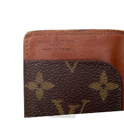 🔴 Louis Vuitton Pocket Organizer Card Wallet - Monogram Small "f"