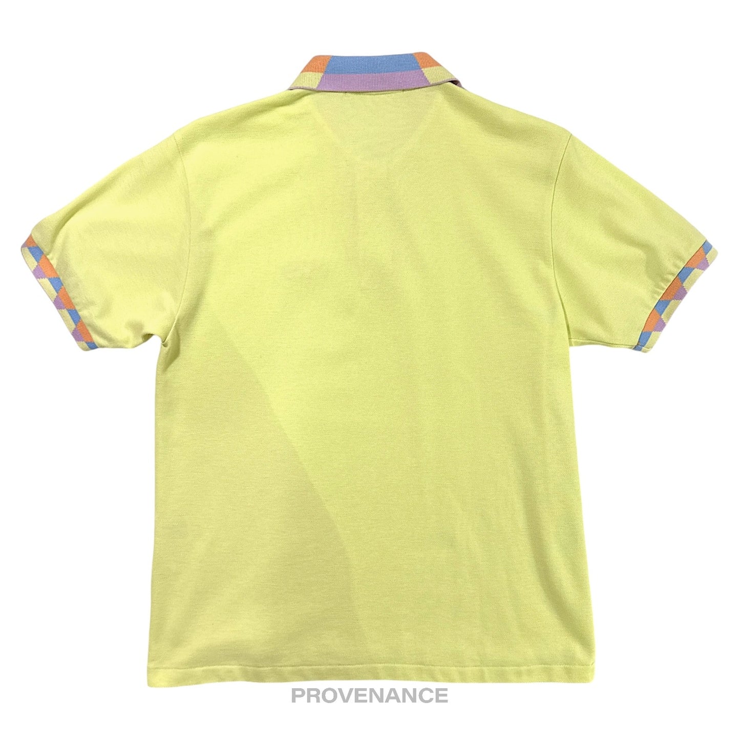 🔴 Balenciaga BB Logo Golf Polo Shirt - Multicolor L