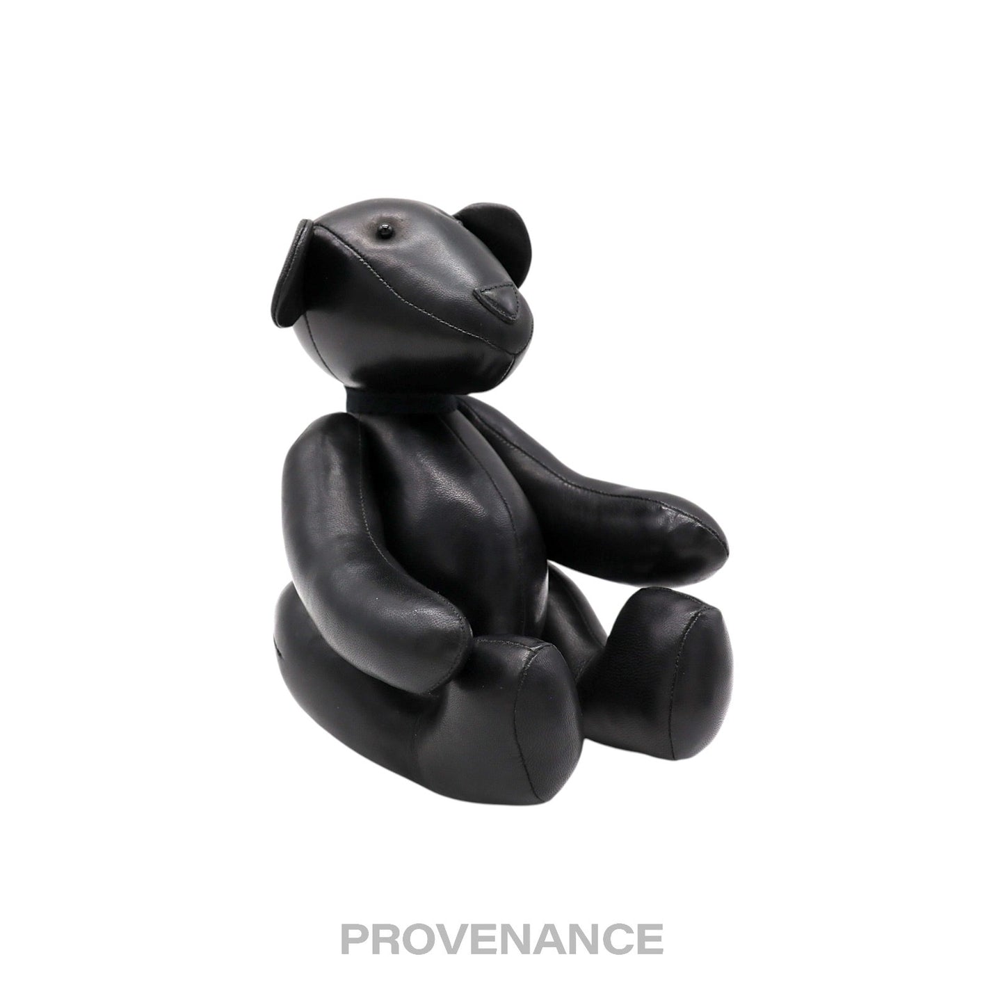 🔴 Gucci Teddy Bear - Black Calfskin Leather