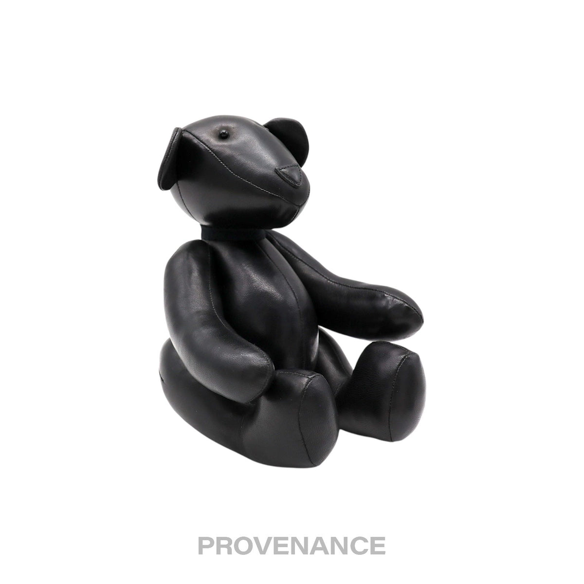 🔴 Gucci Teddy Bear - Black Calfskin Leather
