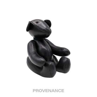 🔴 Gucci Teddy Bear - Black Calfskin Leather