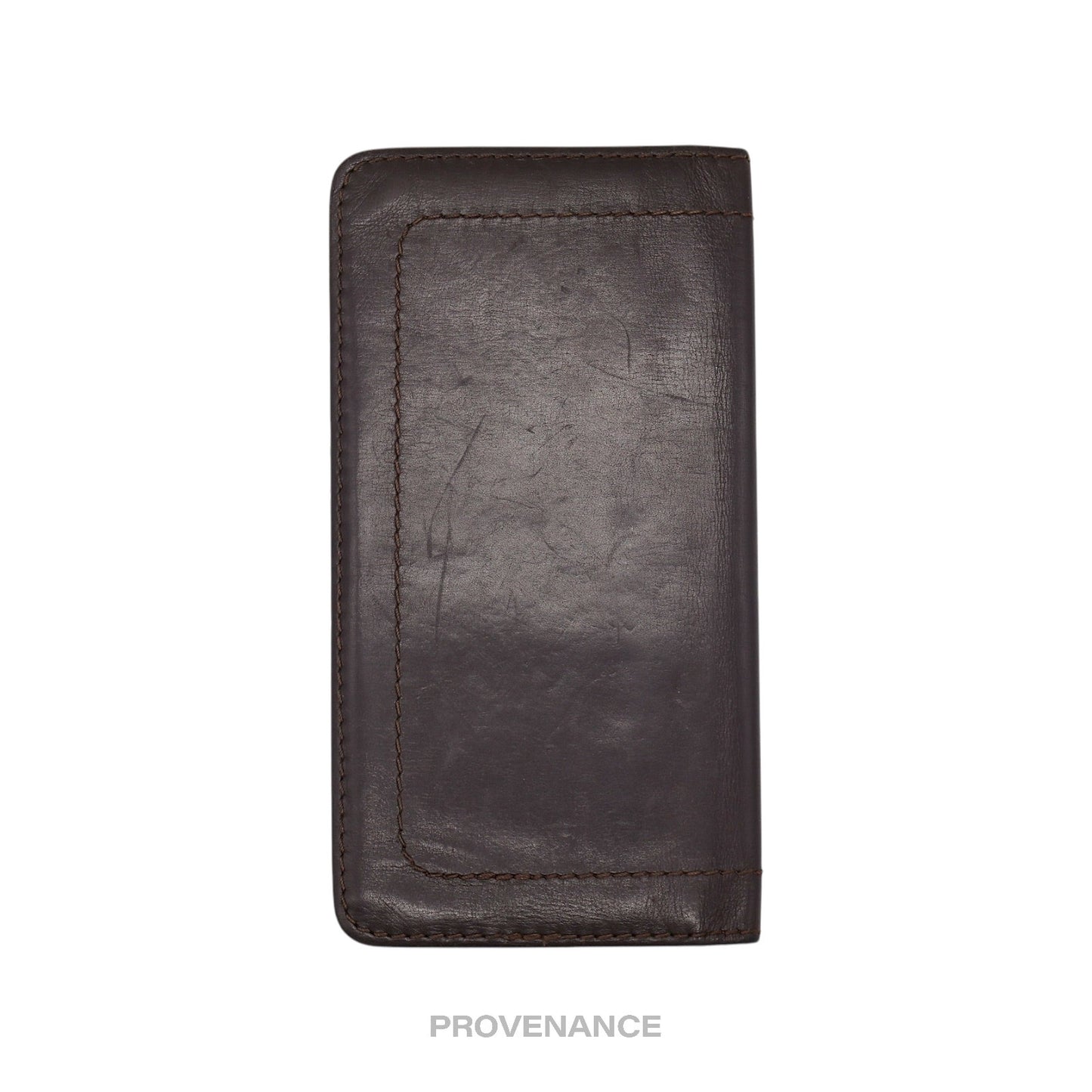 🔴 Louis Vuitton Long Wallet - Utah Brown Leather