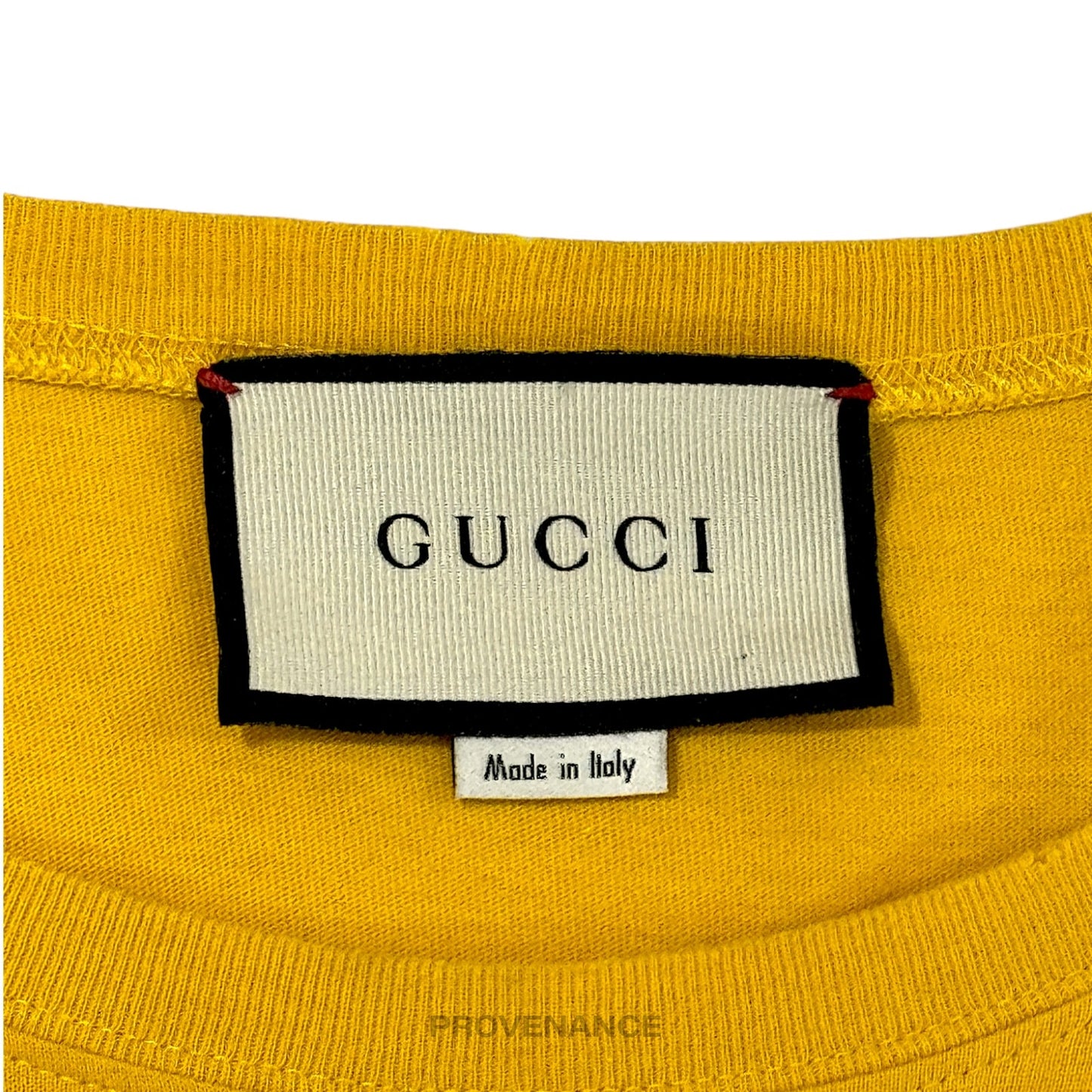 🔴 Gucci Coco Capitan T-Shirt - Yellow XS