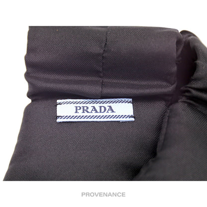 🔴 Prada Travel Sleep Mask - Black Satin Twill