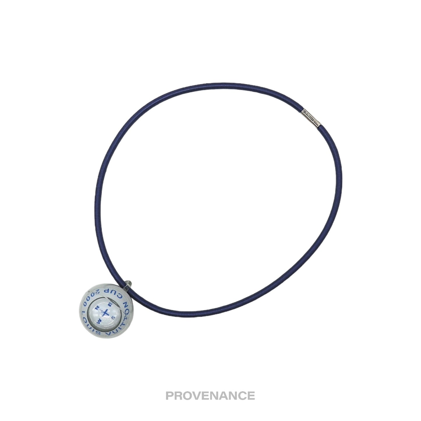 🔴 Louis Vuitton Cup 2000 Compass 360 Necklace - Blue