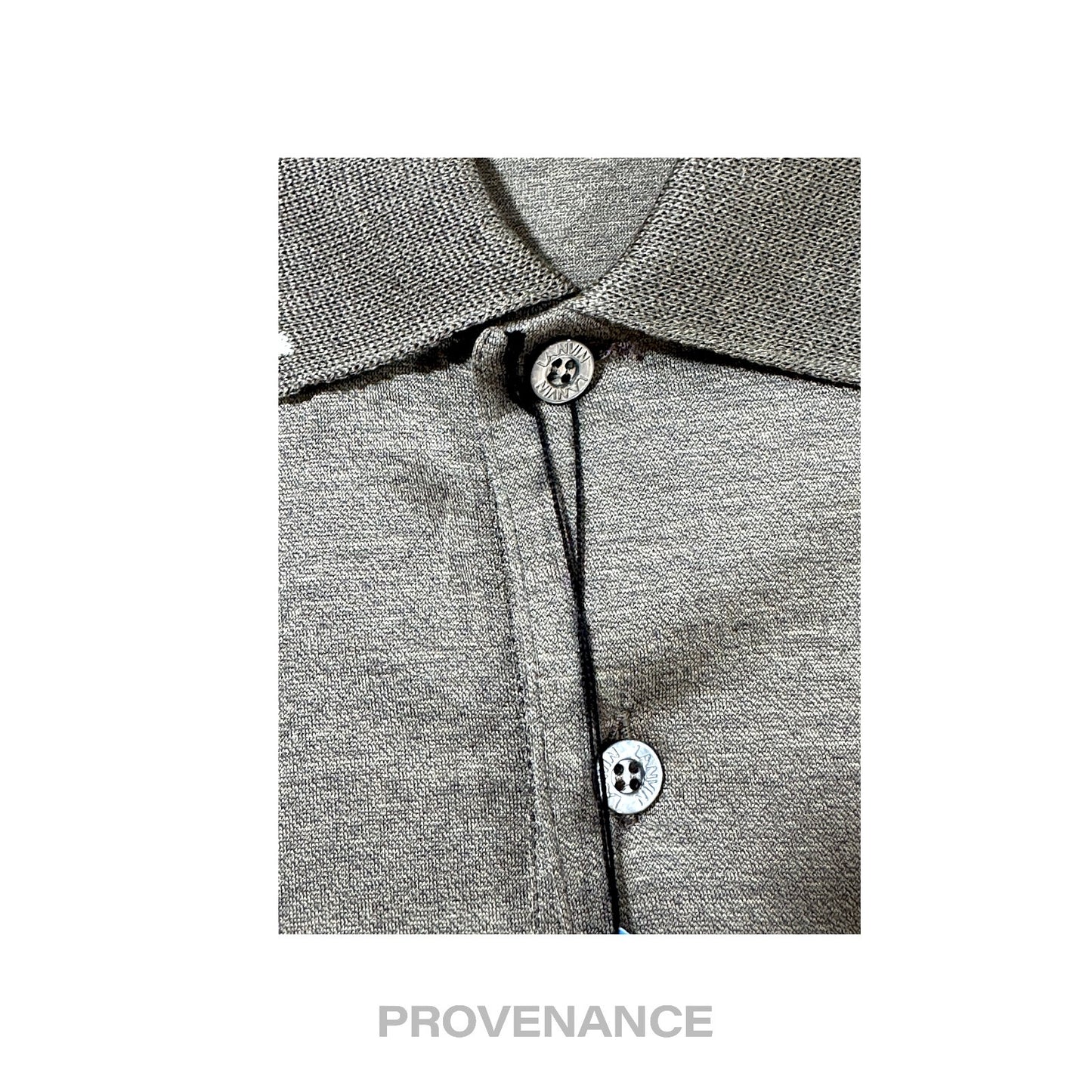🔴 Lanvin Logo Polo Shirt - Khaki
