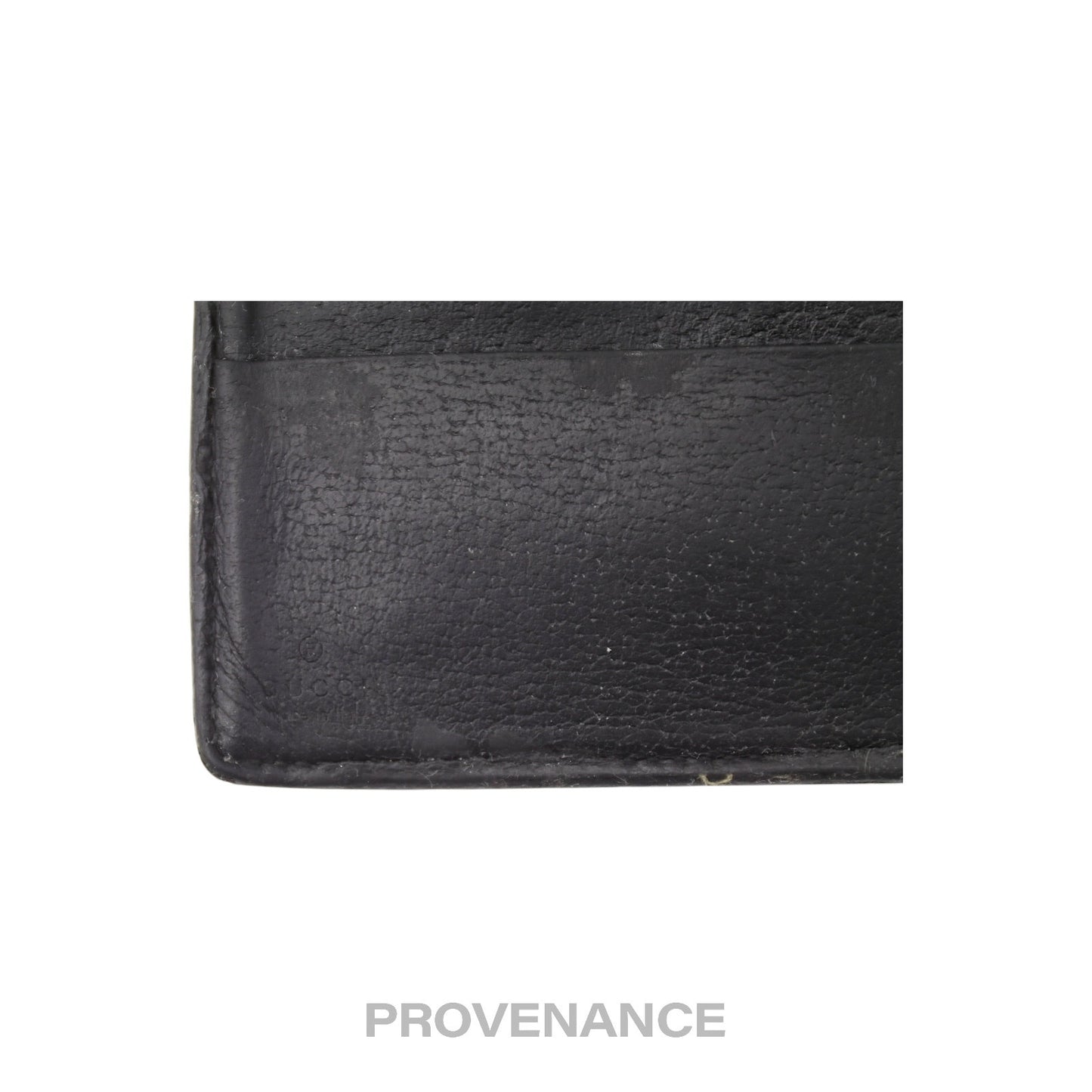 🔴 Gucci GG Marmont Bifold Wallet - Black Leather
