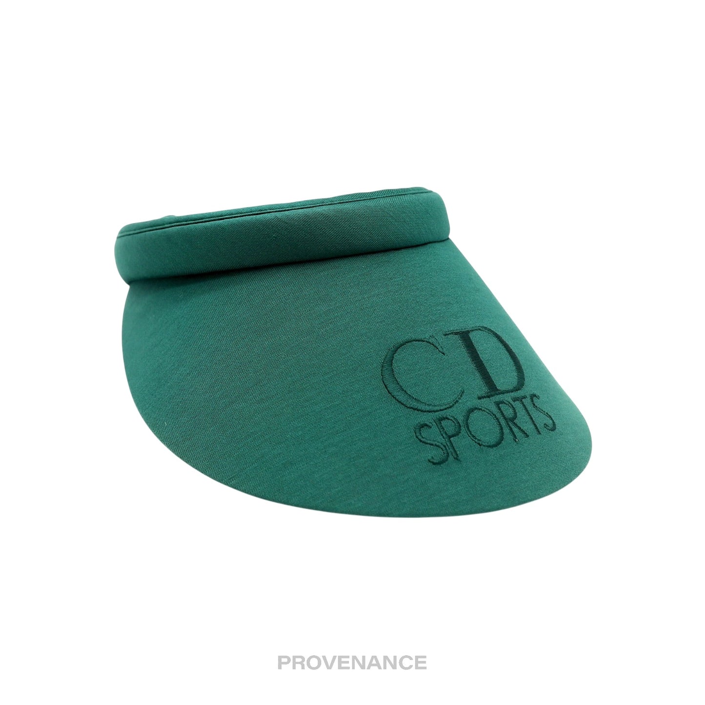 🔴 Christian Dior CD Sports Logo Visor - Green