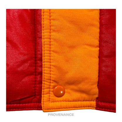 🔴 Moncler Light Ski Jacket Coat - Orange/Red