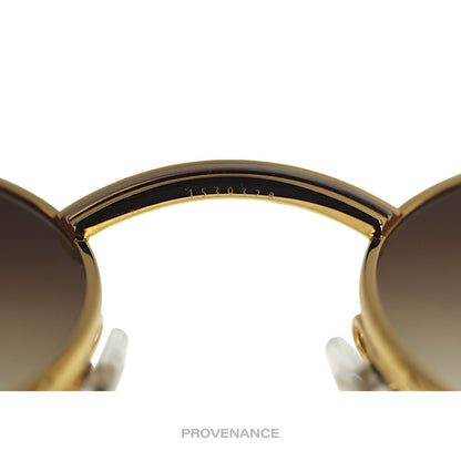 🔴 Cartier Giverny Sunglasses - Bubinga Gold Trinity Brown