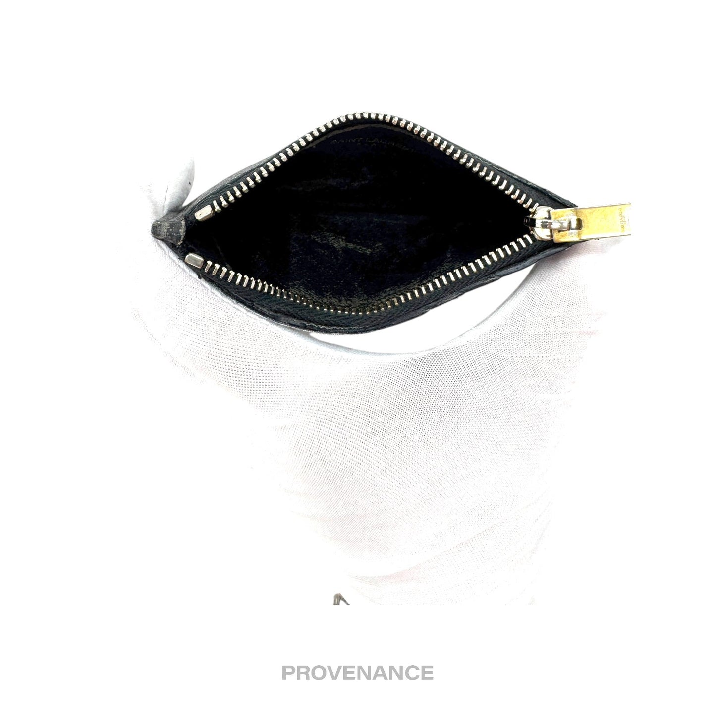 🔴 Saint Laurent Paris SLP Fragment Card Wallet - Monogram