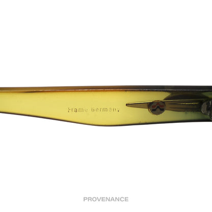🔴 Christian Dior Optyl Vintage Sunglasses - Green Yellow
