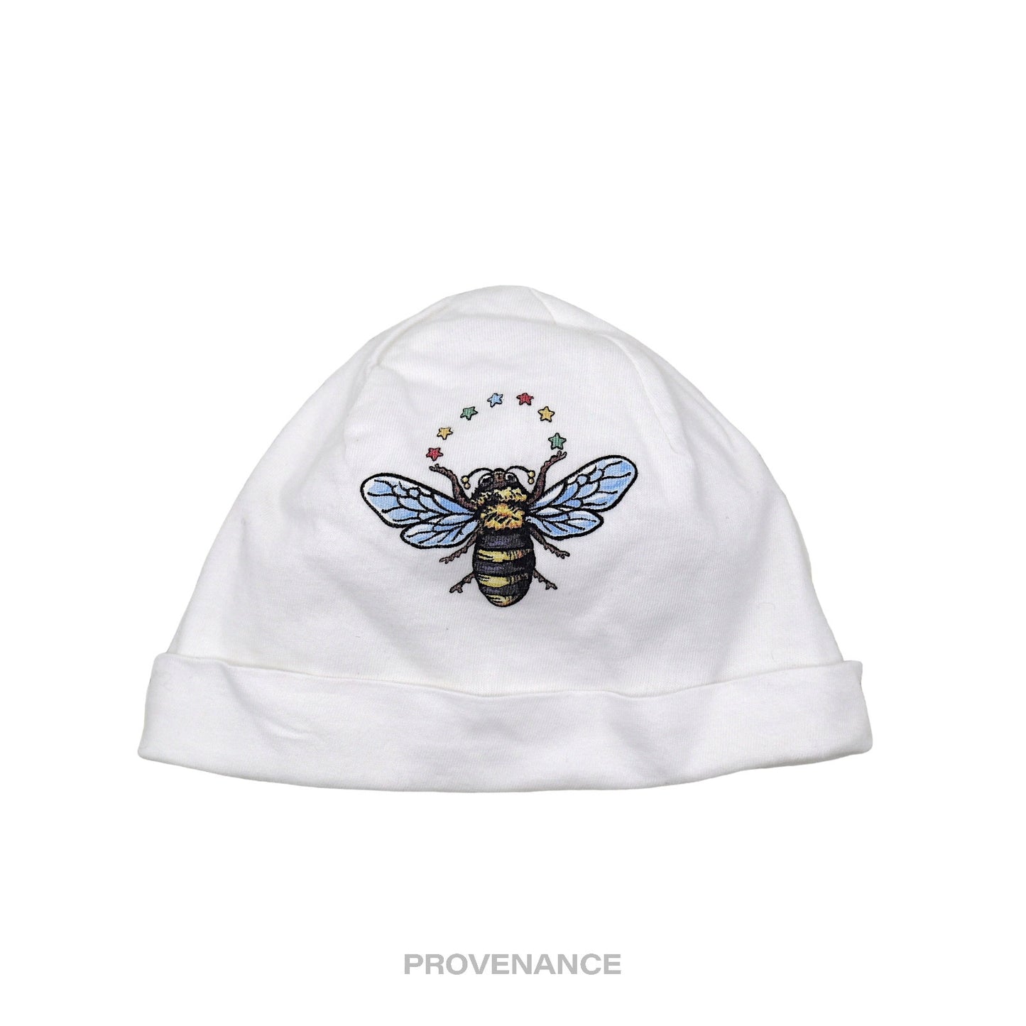 🔴 Gucci Baby Cotton Cap - Bee White