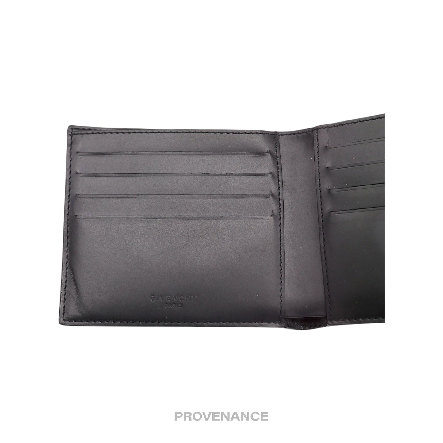 🔴 Givenchy 8CC Bifold Wallet - Monogram Stars