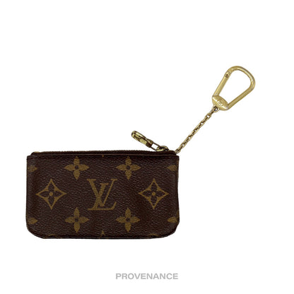 🔴 Louis Vuitton Key Pouch Cles -  Monogram