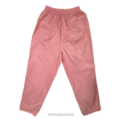 🔴 Balencigaa Sports Logo Nylon Tracksuit Set - Pink L