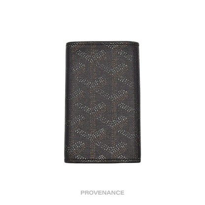 🔴 Goyard 6 Key Case Wallet - Black Goyardine