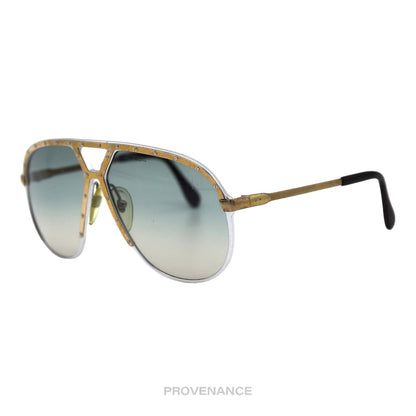 🔴 Alpina M1 Vintage Sunglasses - Silver Gold