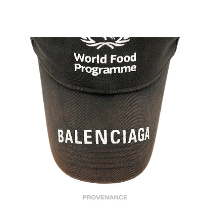 🔴 Balenciaga WFP World Food Programme Cap - Faded Black