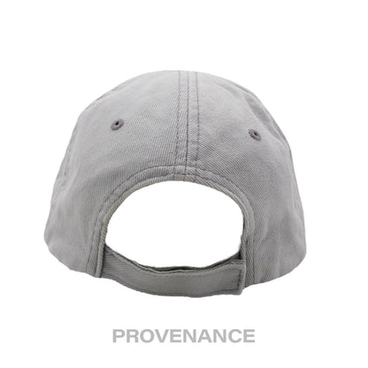 🔴  Balenciaga Embroidered Logo Cap - Grey
