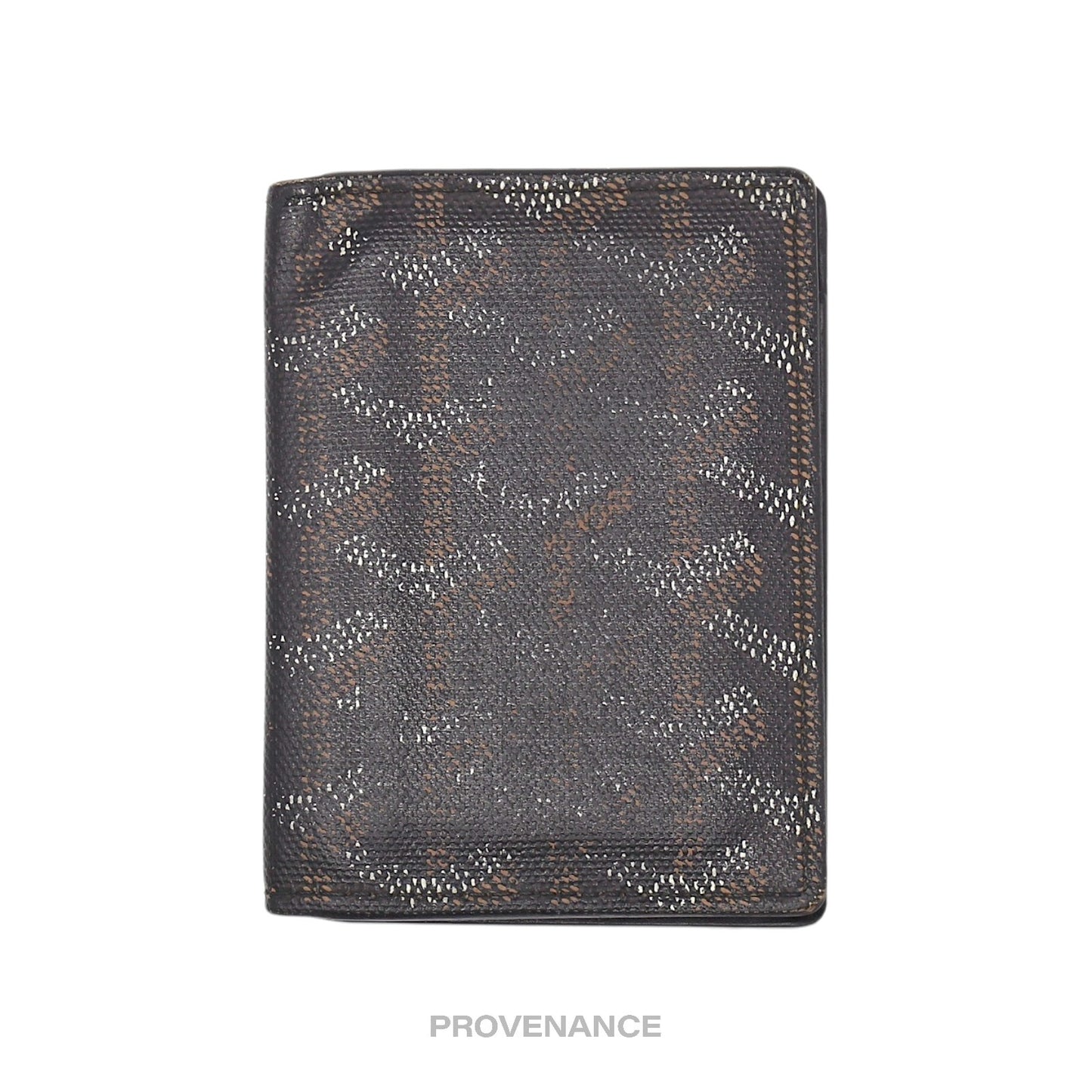🔴 Goyard Saint-Marc Card Holder Wallet - Black Goyardine