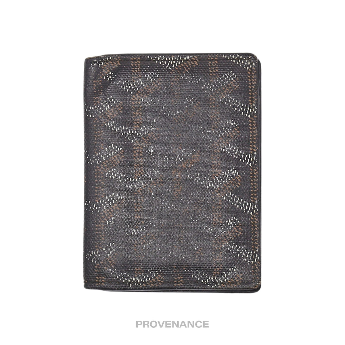 🔴 Goyard Saint-Marc Card Holder Wallet - Black Goyardine